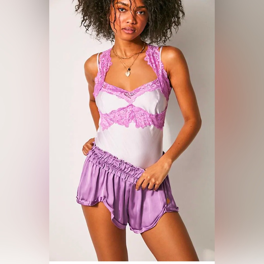 NWOT Free People Intimately Neon Nights Bodysuit